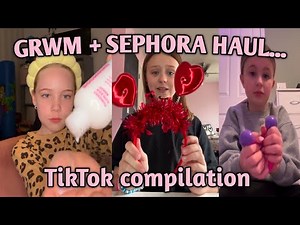 Sephora Kids GRWM TikTok Compilation 💕 Viral Makeup Hauls &Funny Get Ready With Me Moments