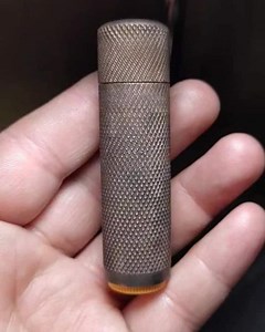 Knurl Copper Lip Balm Sleeve/edc/edc Gear/edc Gift/tactical Gift/tactical Edc/tactical Sleeve/ Tactical Tool/lip Care/every Day Carry - Etsy