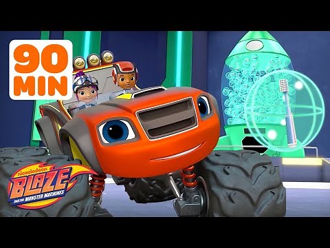 Special Mission Blaze Rescue & More Science Games! 🚀 w/ AJ & Gabby | Blaze and the Monster Machines