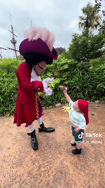 Captain Hook's Hilarious Reaction at Disneyland