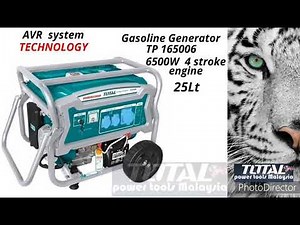 TOTAL® Gasoline Generator 6500W