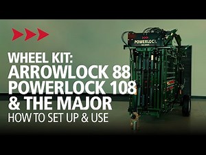 How to Install the Wheel Kit for The Major, Powerlock 108 Series, Arrowlock 88 Series | Arrowquip