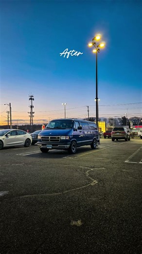 Before and After Lightroom. 1996 Dodge B2500 Ram Wagon. #ram #dodge #dajiban
