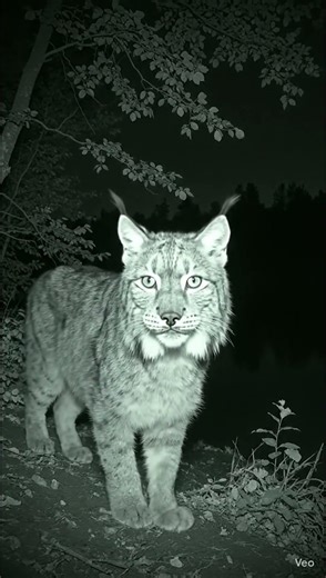 CCTV Camera Captures a Lynx Near the River Bank at Night 02:14 AM – MARCH 16, 2026
