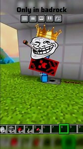 Minecraft only in badrock ✅ !! #minecraft #minecraftarmor #minecrafttipsandtricks #trending #viral