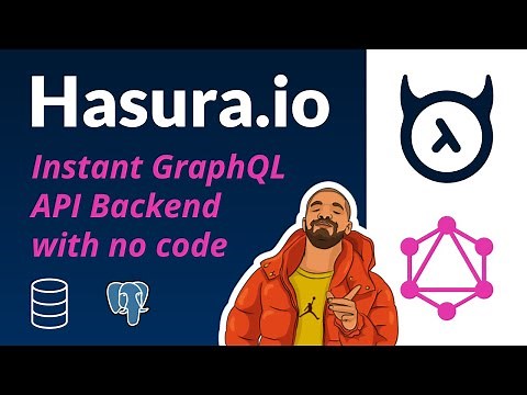 Hasura GraphQL 101 (Instant GraphQL Postgres API Server with No Code)