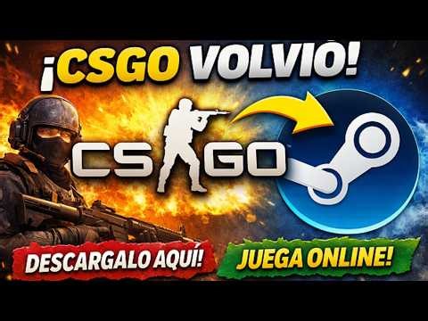 CSGO VOLVIÓ a Steam 😱 Cómo DESCARGAR y JUGAR Counter-Strike Global Offensive en 2026
