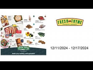 Fresh Thyme Weekly Ad - 12/11/2024 - 12/17/2024