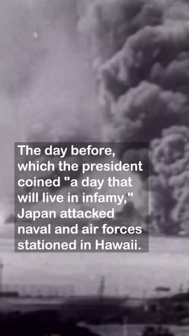 Eye on history: Dec. 8, 1941 - US declares war on Japan