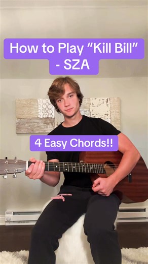 How to Play “Kill Bill” - SZA 🎸 #guitartok #guitartutorial #guitarlesson #acousticguitar #guitarcover #sza #guitar #musiciansoftiktok #fyp #foryou | Guitar Dave