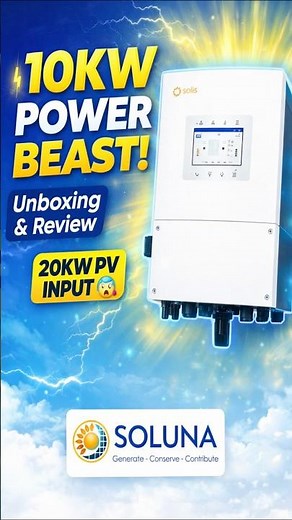 Unboxing of Solis 10KW Hybrid Single Phase Inverter #solis #unboxing
