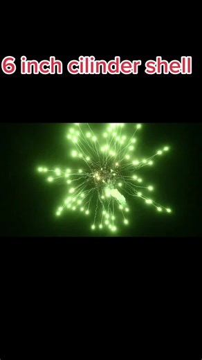 6 Inch Cilinder Shell Fireworks: Explosive Excitement