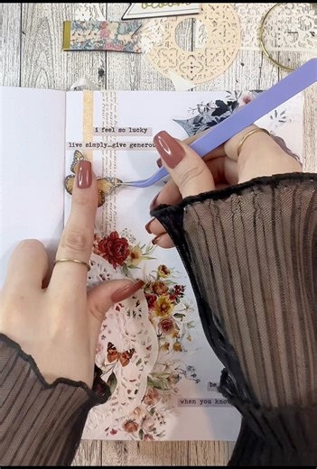 Scrapbooking 🎀 🦋| Art By Hanan ♥️ 🦋#Scrapbooking #ScrapbookIdeas #DIYCrafts #PaperCrafts #HandmadeWithLove #CraftInspiration #CreativeJournaling #MemoryKeeping #CraftingCommunity #MomsWhoCraft | Art By Hanan