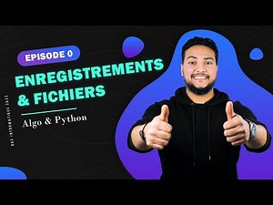 Bac Informatique 🔥2k22🔥 Les enregistrements et les fichiers (Algo + Python)👨‍💻