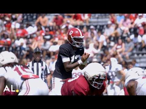 Alabama 2026 A-Day Highlights; QB Keelon Russell shines for Tide