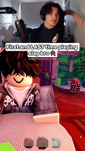 Do NOT let bro back on slap battles #roblox #rblx #robloxshorts #funny
