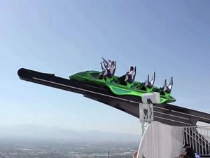 2.1M views · 17K shares | Scariest Ride Ever!  Would You? X-Scream Thrill Ride - Las Vegas, USA  | Traveling Buzz | Facebook