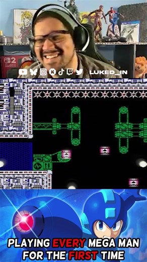 Meeting Proto Man in Mega Man 3 #gameplay #pc #gaming #retro #retrogaming