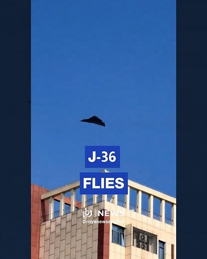 New footage shows China’s J-36 in daylight test flight