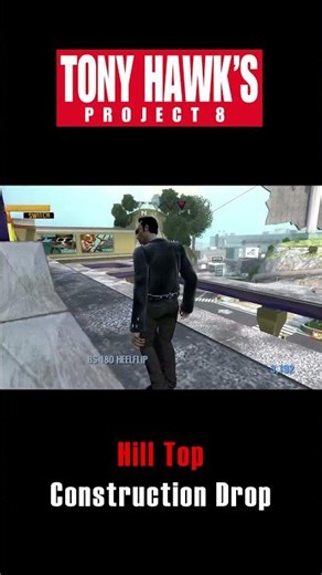 Construction Drop (Hill Top) Tony Hawk's Project 8 (PS3) Gameplay | Sick Challenge