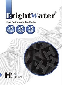 BrightWater Bio Media H Sponge, Bio Media, Aquarium Filter Media, Pond Filter Media, H Shape Sponge Bio Filter, H Shaped Sponge Filter for Aquarium and Pond (100 pcs)