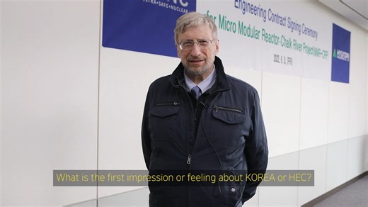 2.3K views · 194 reactions | [ #HECNow ] HEC’s 4th Gen Micro Modular Reactor (MMR) project is now in full swing  Last month, HEC signed an engineering contract for the <MMR Chalk-River project> with the American energy company USNC. To celebrate this eventful collaboration of the two companies, we interviewed the CEO of UNSC. Check out the video below!  #MMR #USNC #Canada #HyundaiEngineering #HEC | Hyundai Engineering 현대엔지니어링 | Facebook