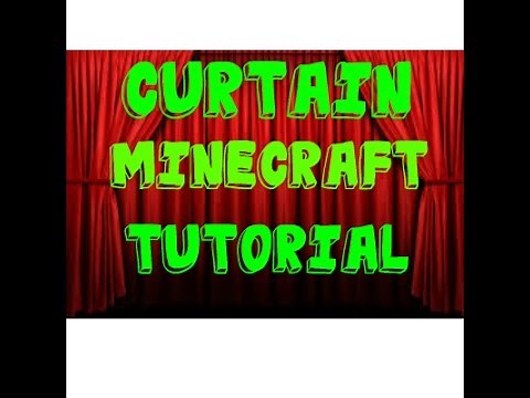 Minecraft Banner Tutorial- Curtain!