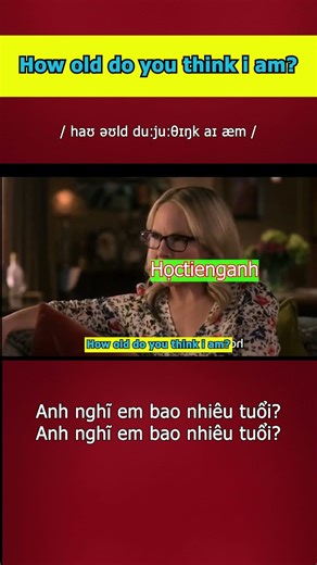 👉“How Old Do You Think I Am? 😏| Học tiếng Anh qua phim ngắn" | #shorts
