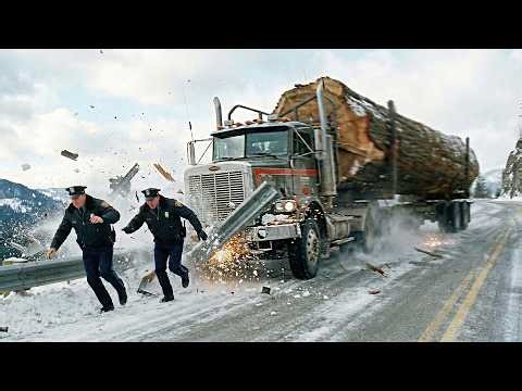 Idiots With Diesel Trucks: Ice Road Madness Caught On Camera | EXTREME Winter Driving Fails #46