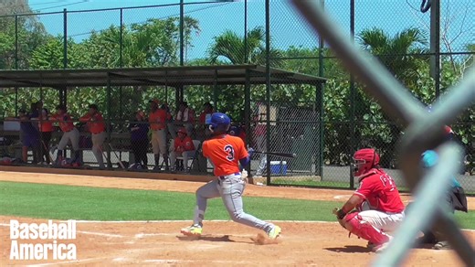 11K views · 89 reactions | Shortstop Elian Peña showed why he received the largest bonus for any Latin American prospect this year. In the DSL he hit 292/.421/.528 in 228 plate appearances with 36 walks and nine home run. His success makes the Mets a team with a strong international class. | Baseball America | Facebook