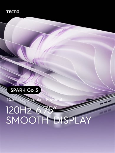 SPARK Go 3: 15W Fast Charging dan Layar 120Hz