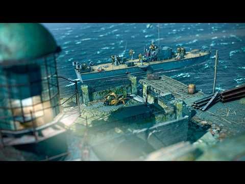 Naval Force Rescues Soldiers Trapped in Lighthouse - Miniature War