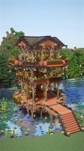 🛠️ Minecraft Steampunk Gazebo Build 🏗️ #shorts