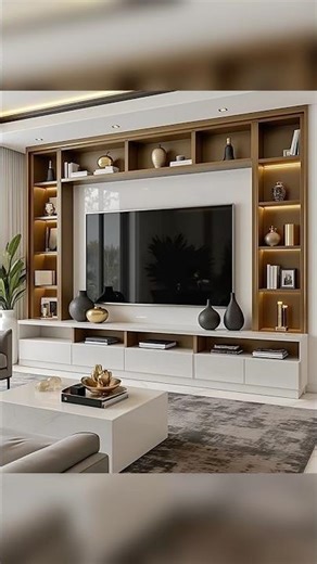 Luxury Living Room TV Unit Design Trends 2025 Modern Wall Media Designs | Home Interior Design & Tip
