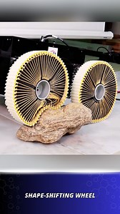 Shape-shifting wheel adapts to any obstacle in its path. | Startup Selfie