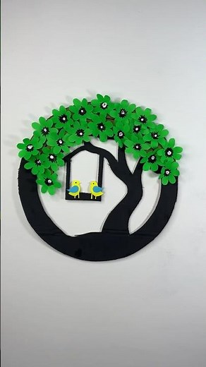 2 Beautiful Wall Hanging DIY with Colour Paper | Easy Craft ✨#osmcraft