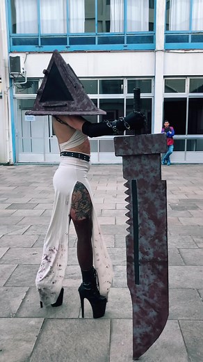 Cabecinha do Pyramid Head 😮‍💨 Estresse - Silenthill Cosplay