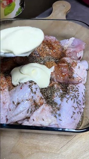 Crispy Baked Chicken Wings🍗🔥Easy Oven Recipe #shorts#food #recipe #chicken#cooking #crispychicken
