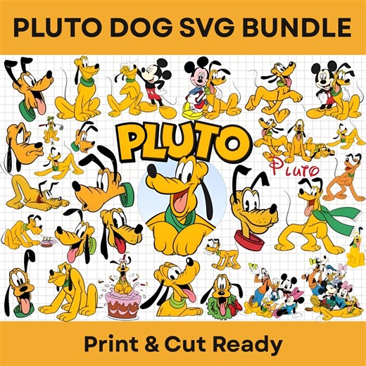 Cartoon Dog SVG PNG Bundle, Cute Dog Clipart Set, Funny Puppy Character Designs, Classic Cartoon Pet Graphics, Cricut Silhouette Cut Files. - Etsy