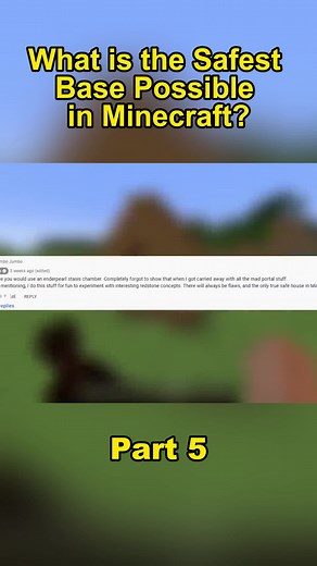 What is the Safest Base Possible in Minecraft