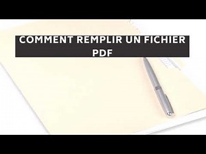 [TUTO] Comment remplir un PDF sur son PC
