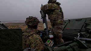 U.S. Soldiers Conduct Mortar Live-Fire Training