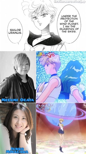 SailorMercurius.jpg on Instagram: "Sailor Uranus' speech! 💙✨️ - Sailor Moon SuperS: The Movie: Black Dream Hole/ Sailor Moon Crystal Season III . . . #harukatenoh #sailoruranus #sailormoon #セーラームーン"