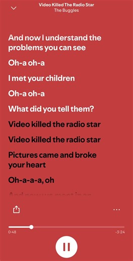 The Buggles - Video Killed The Radio Star Lyrics
