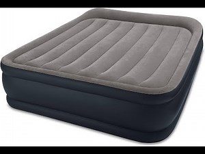 Intex 24'' Dream Lux Pillow Top Dura-Beam Airbed Matress With Internal Pump - Queen