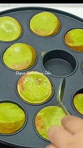 407K views · 1.4K reactions | BOLU KOJO PANGGANG MINI Bahan :  6-7 lmbr daun pandan  100 ml air  2 butir telur  140 gr gula pasir  1/4 sdt garam  250 gr tepung terigu pro sedang  600 ml santan  50 gr margarin Hasil Kue : 27 pcs Diameter cetakan : 6 × 2 cm Selamat mencoba.... | DAPUR sederhana TIKA | Facebook