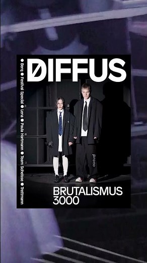 Brutalismus 3000 – auf dem Cover vom DIFFUS Print-Magazin