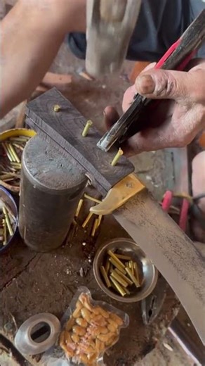 sword hilt installation process #shorts