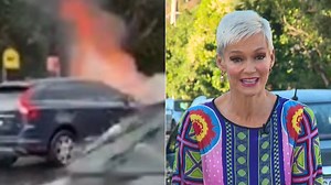 Jessica Rowe speaks of terrifying car fire escape
