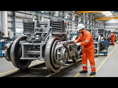 Inside the Train Bogie Factory | From Raw Steel to Finished Bogie (Full Process)